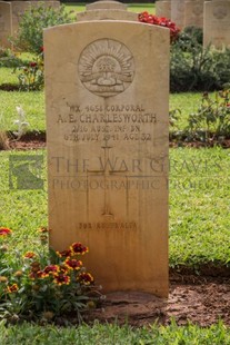 BEIRUT WAR CEMETERY - CHARLESWORTH, ALBERT ERNEST